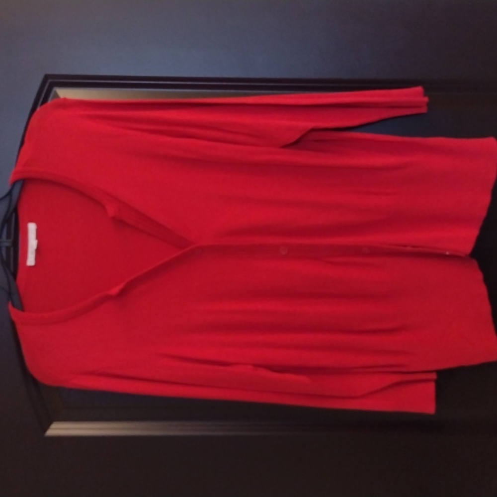 Cleo Cardigan with Ribbed Bottom